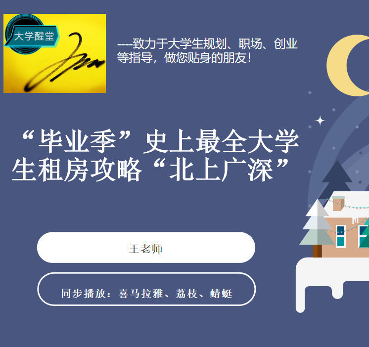 第1-4期 史上最全大学生租房攻略