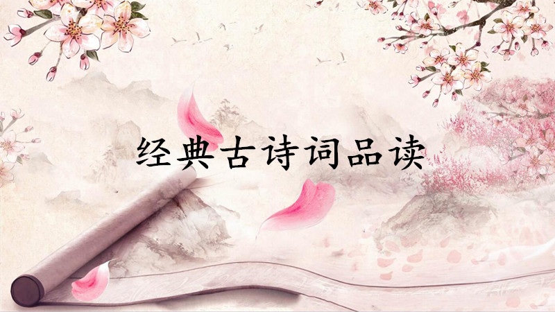 经典古诗词品读